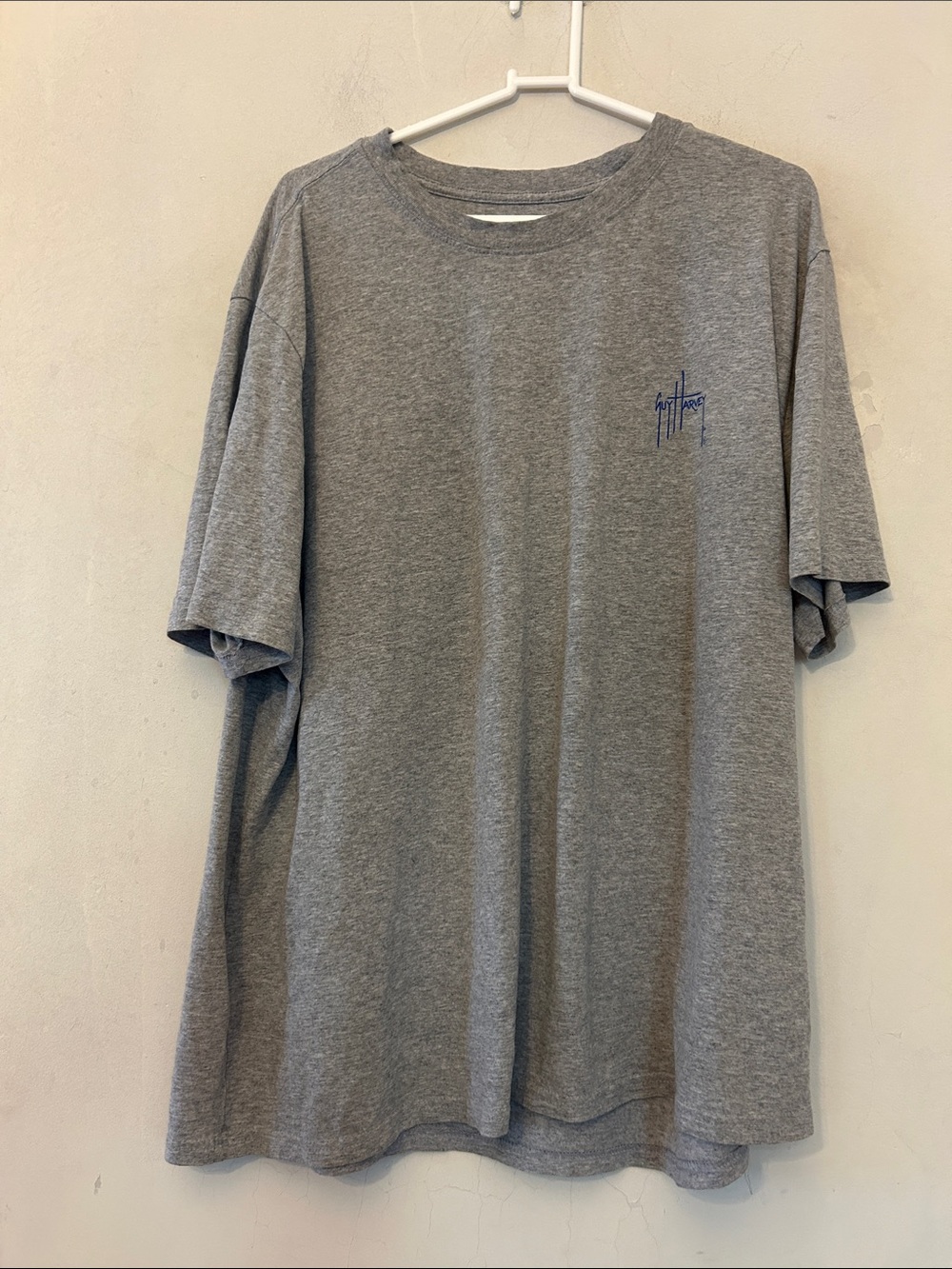 Guy Harvey Classic Men's Gray Fish Crewneck T-Shirt Size XXL EUC